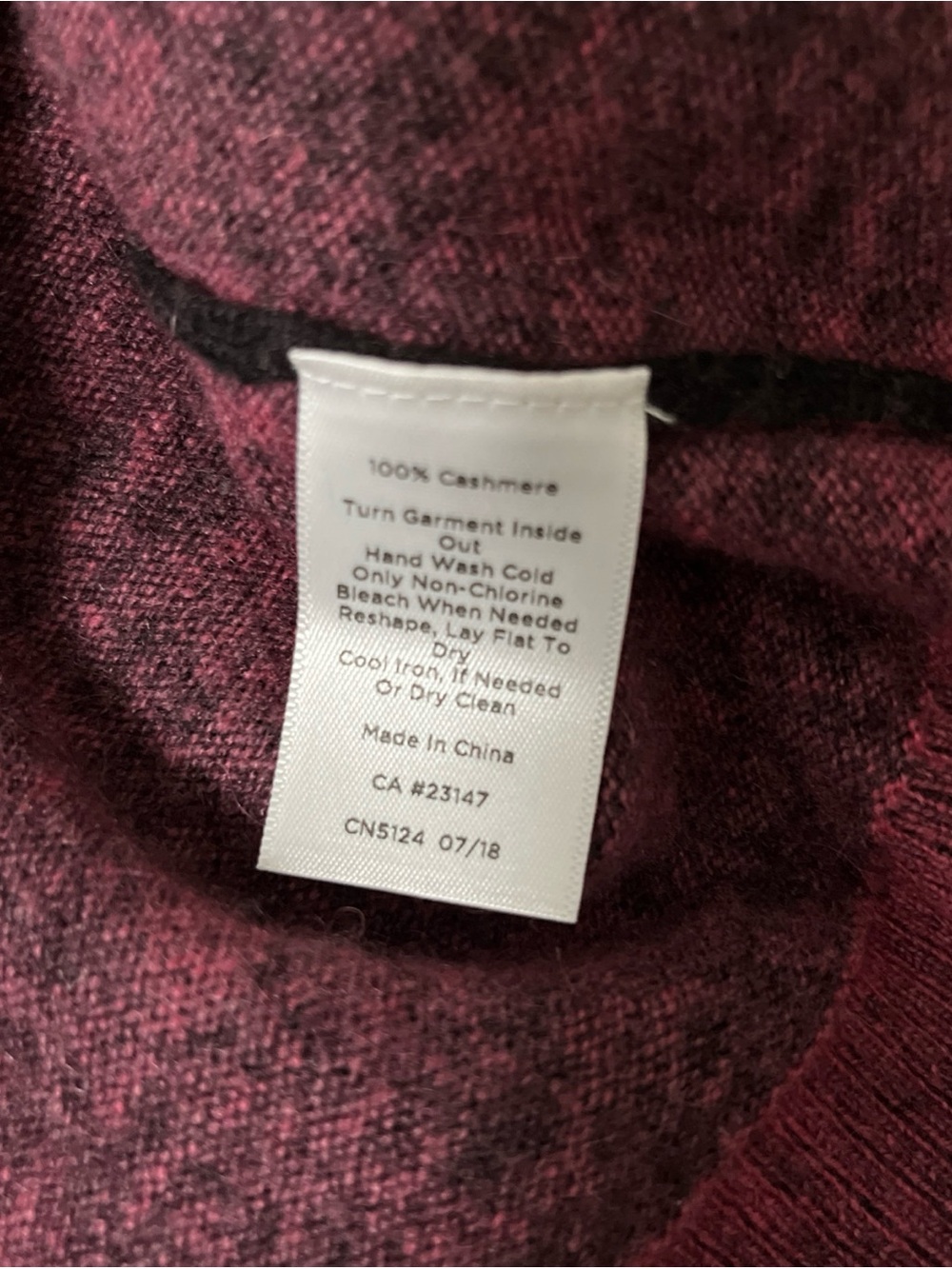 Talbots Audrey Cashmere Sweater - Ikat Roses - Picture 7 of 7